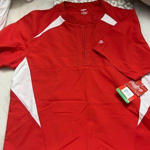 Boys NWT Rawlings baseball oversized pullover Sz YL